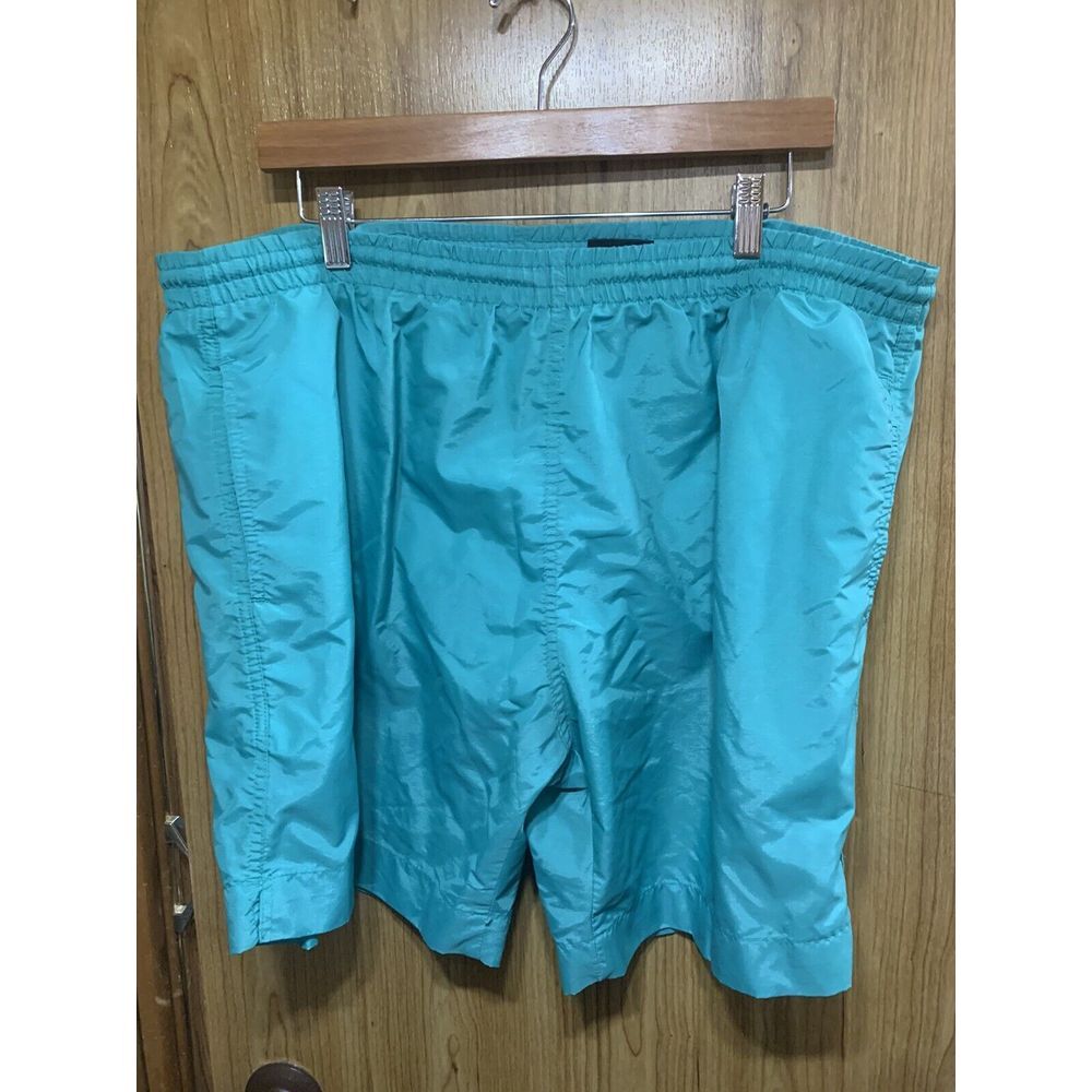 Vintage Athletic Works Mens Swim Trunks Size XL Shorts‎ Nylon Green/teal